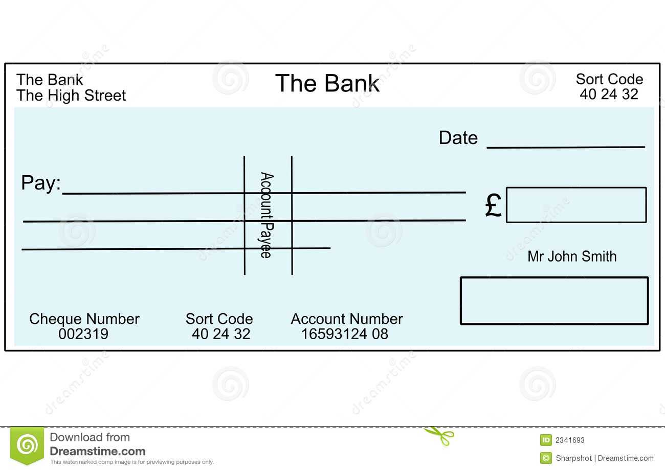 031 Free Blank Check Template Pdf British Cheque Striking Intended For Large Blank Cheque Template