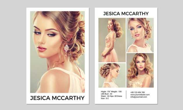 031 Model Comp Card Template Outstanding Ideas Psd Free intended for Download Comp Card Template