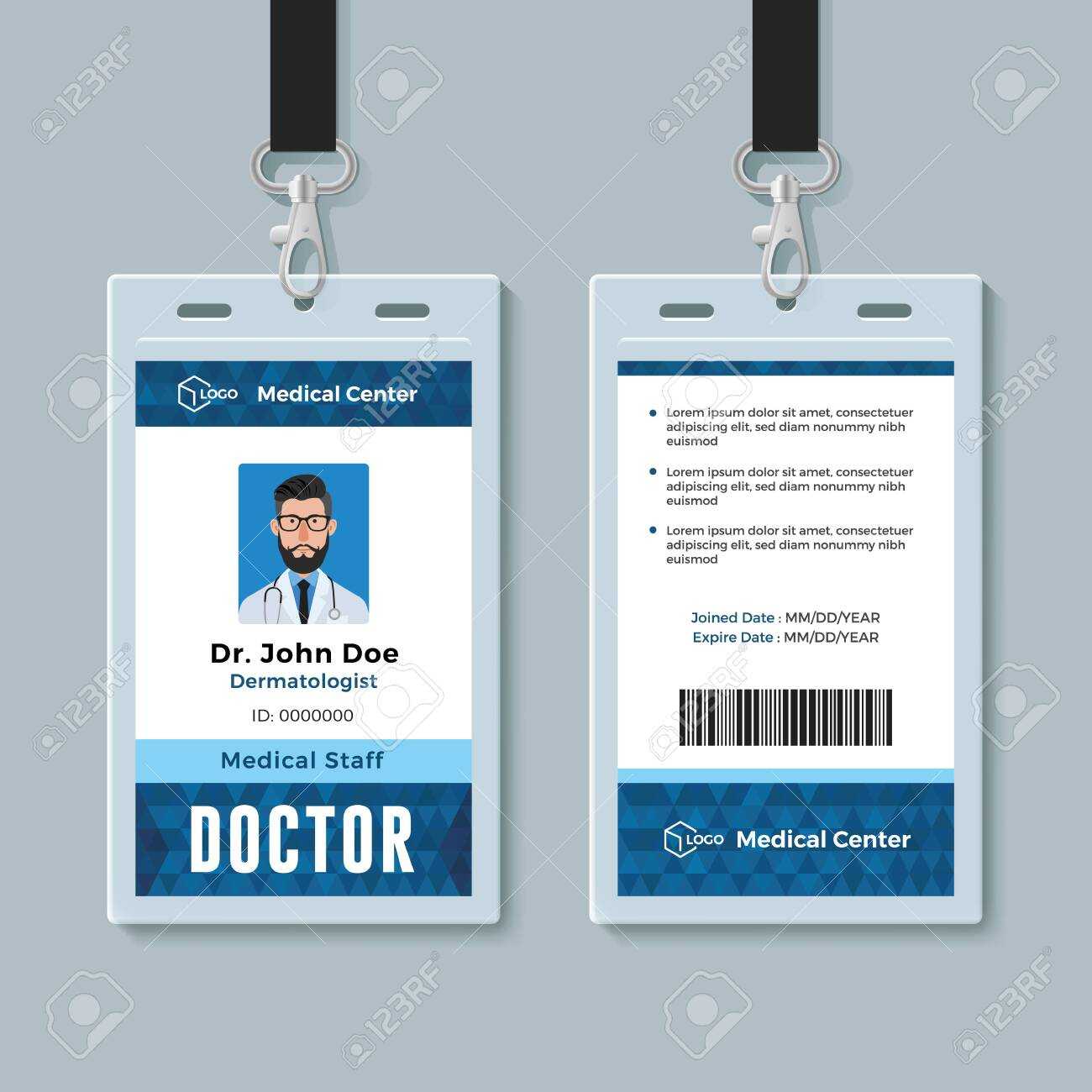 031 Template Ideas Employee Id Card Microsoft Word Free Regarding Doctor Id Card Template