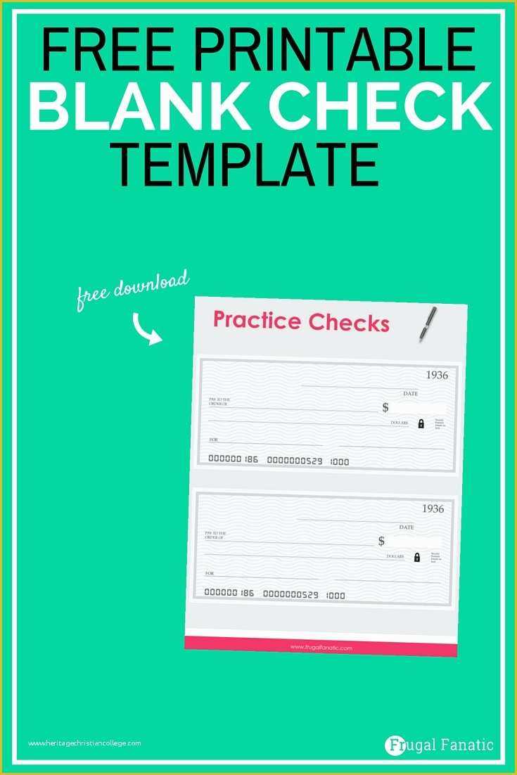 031 Template Ideas Free Blank Check Of Teaching Teens How To Regarding Fun Blank Cheque Template