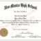 031 Template Ideas New Mexico High School Fake Diploma Inside Fake Diploma Certificate Template