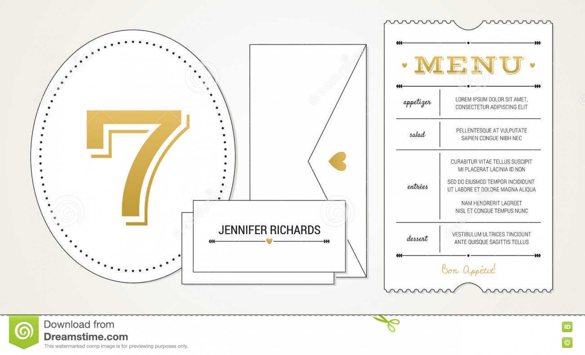 031 Template Ideas Wedding Invitation Pt Menu Table Number Pertaining To Table Number Cards Template