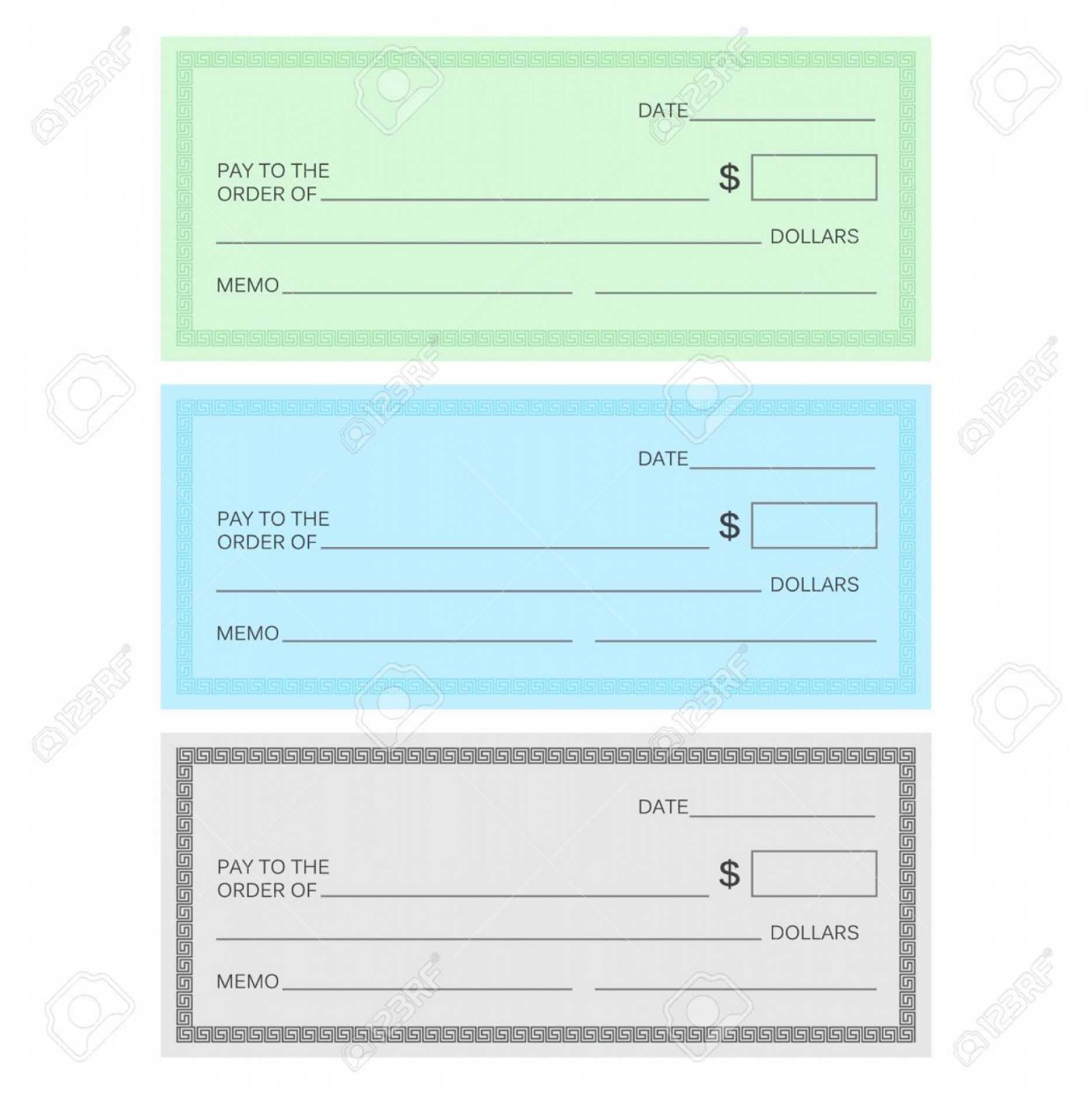 031664C Presentation Cheque Template | Wiring Resources Intended For Blank Cheque Template Uk