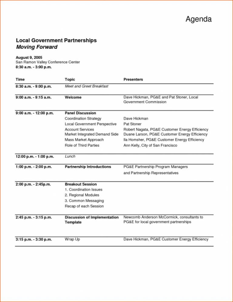 Event Agenda Template Word - Template.fromgrandma.best