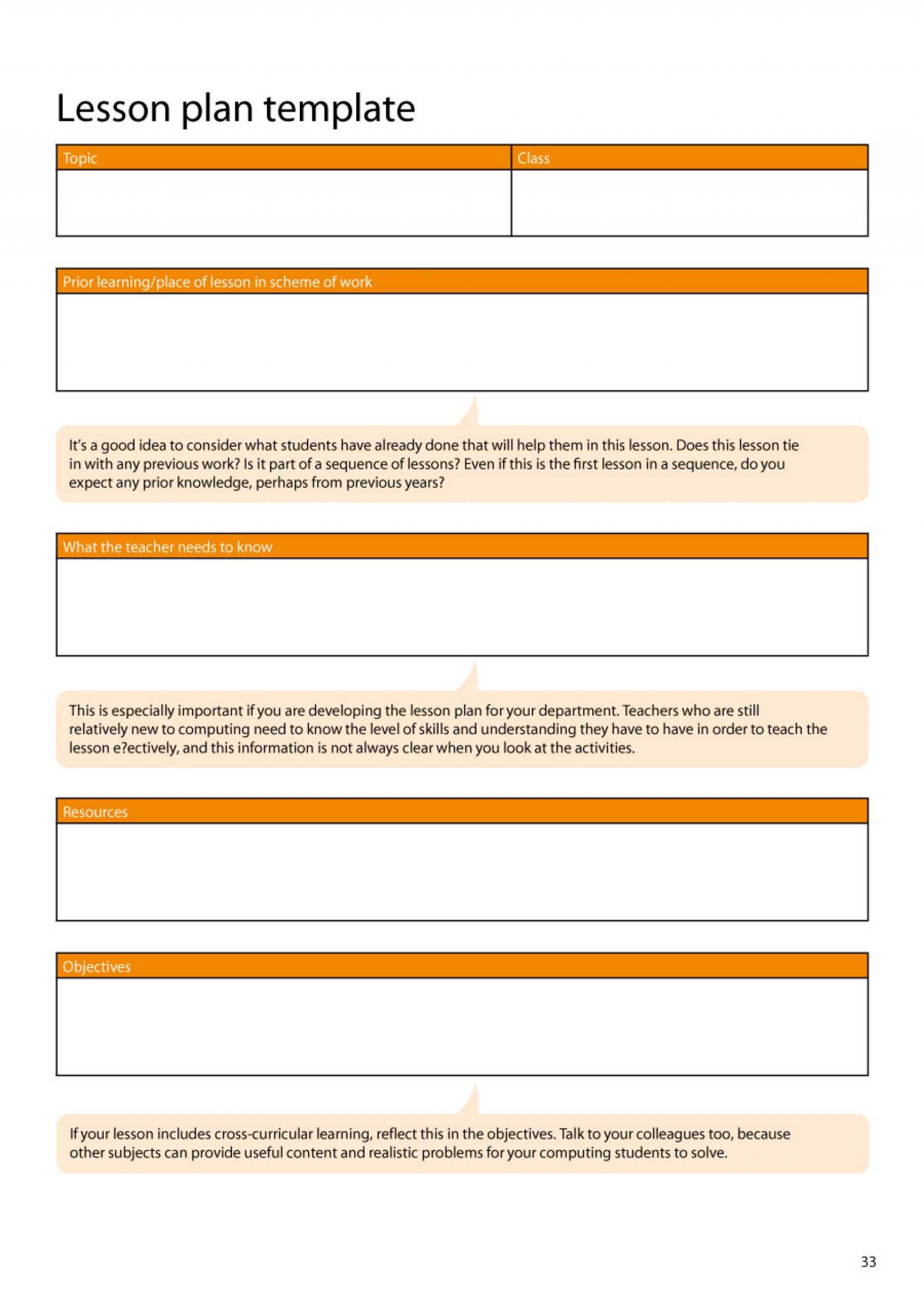 032 Free Printablen Plans For Year Olds Plan Format Template With Regard To Blank Scheme Of Work Template