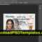 035 Teacher Id Card Photoshop Template Ideas Florida Driver inside Florida Id Card Template