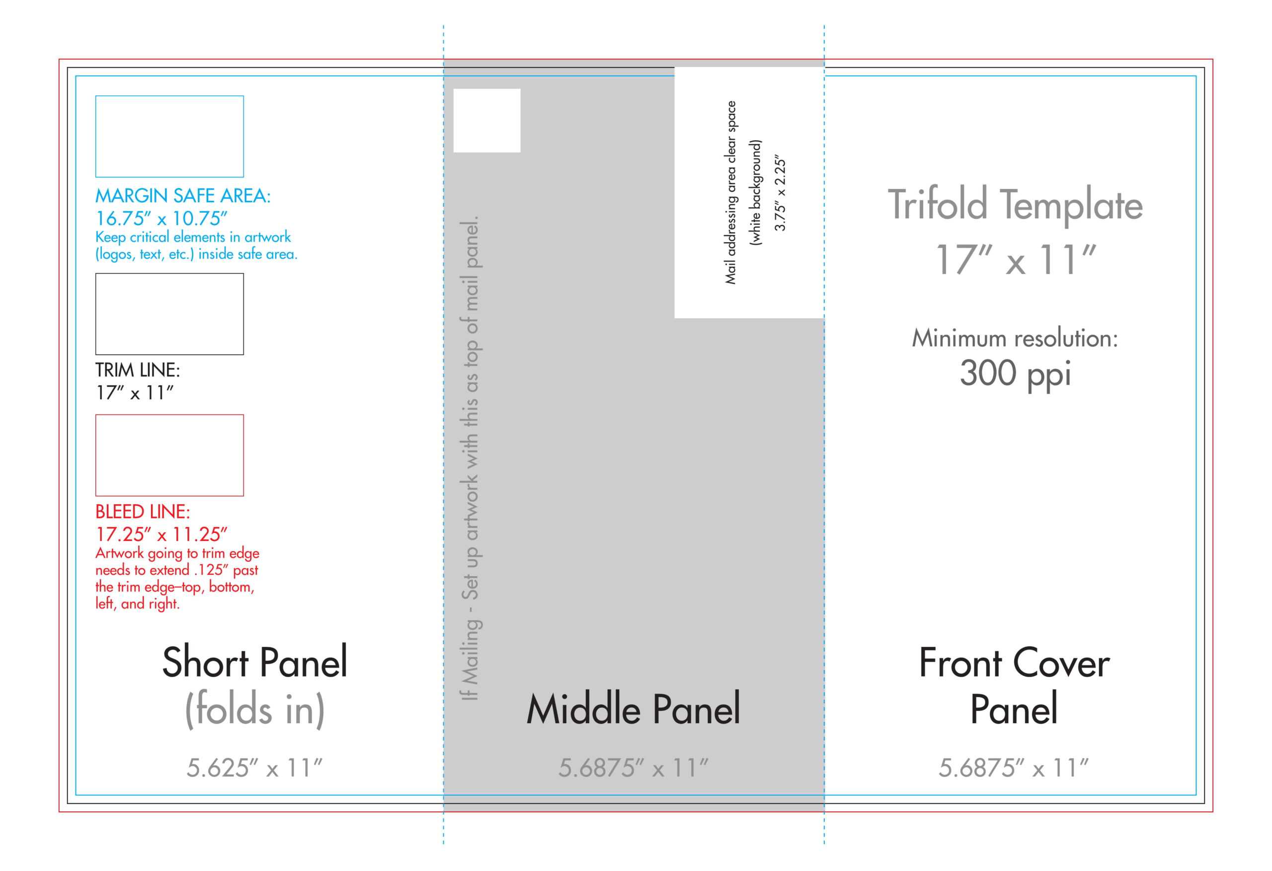 035 Trifold 11X17 Template Tri Fold Flyer Indesign Inside 11X17 Brochure Template