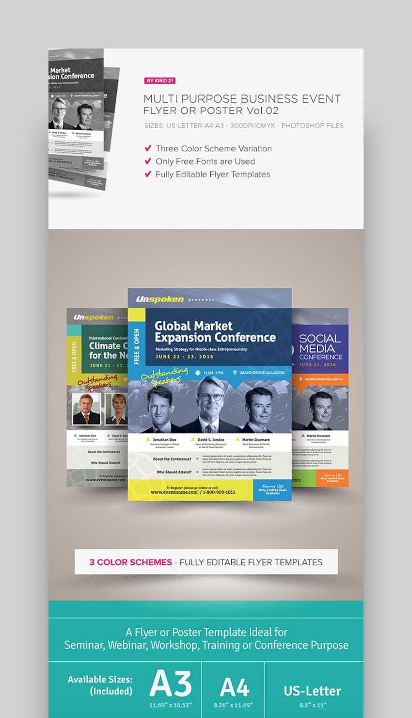 037 Multi Purpose Advertising Business Eventlyer With Regard To Student Brochure Template