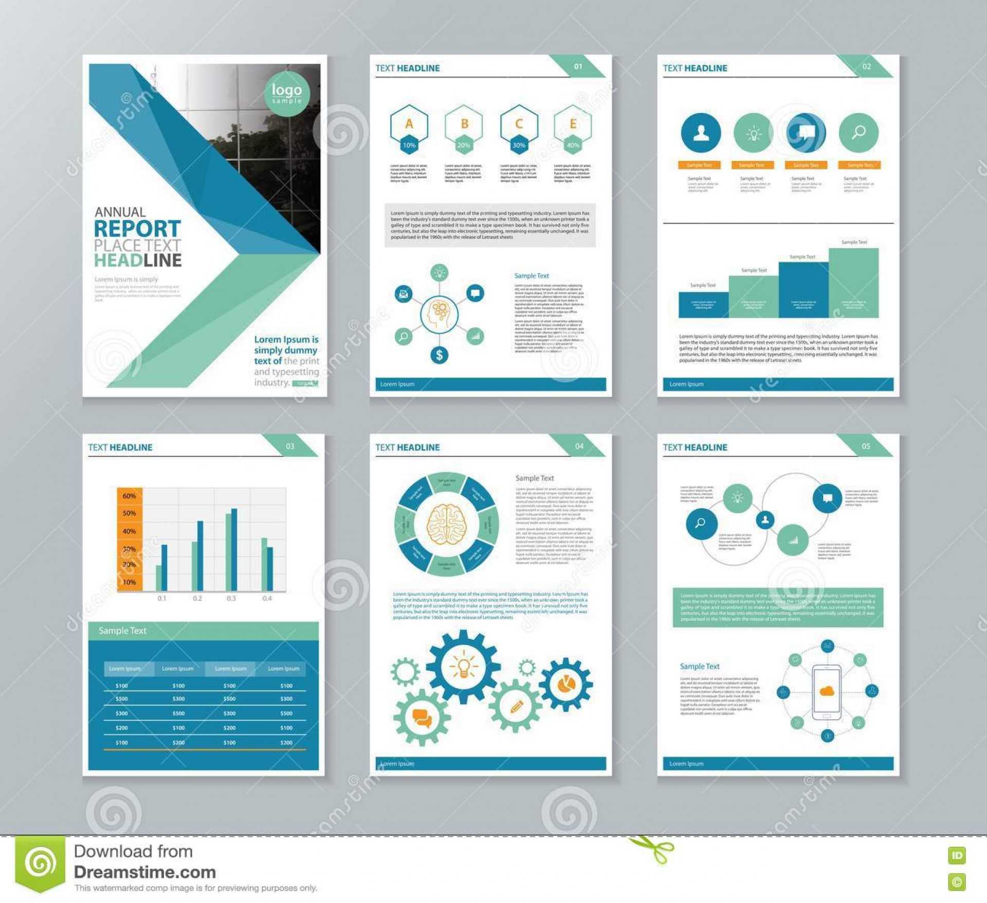 038 Annual Report Template Word Company Profile Brochure With Hr Annual Report Template