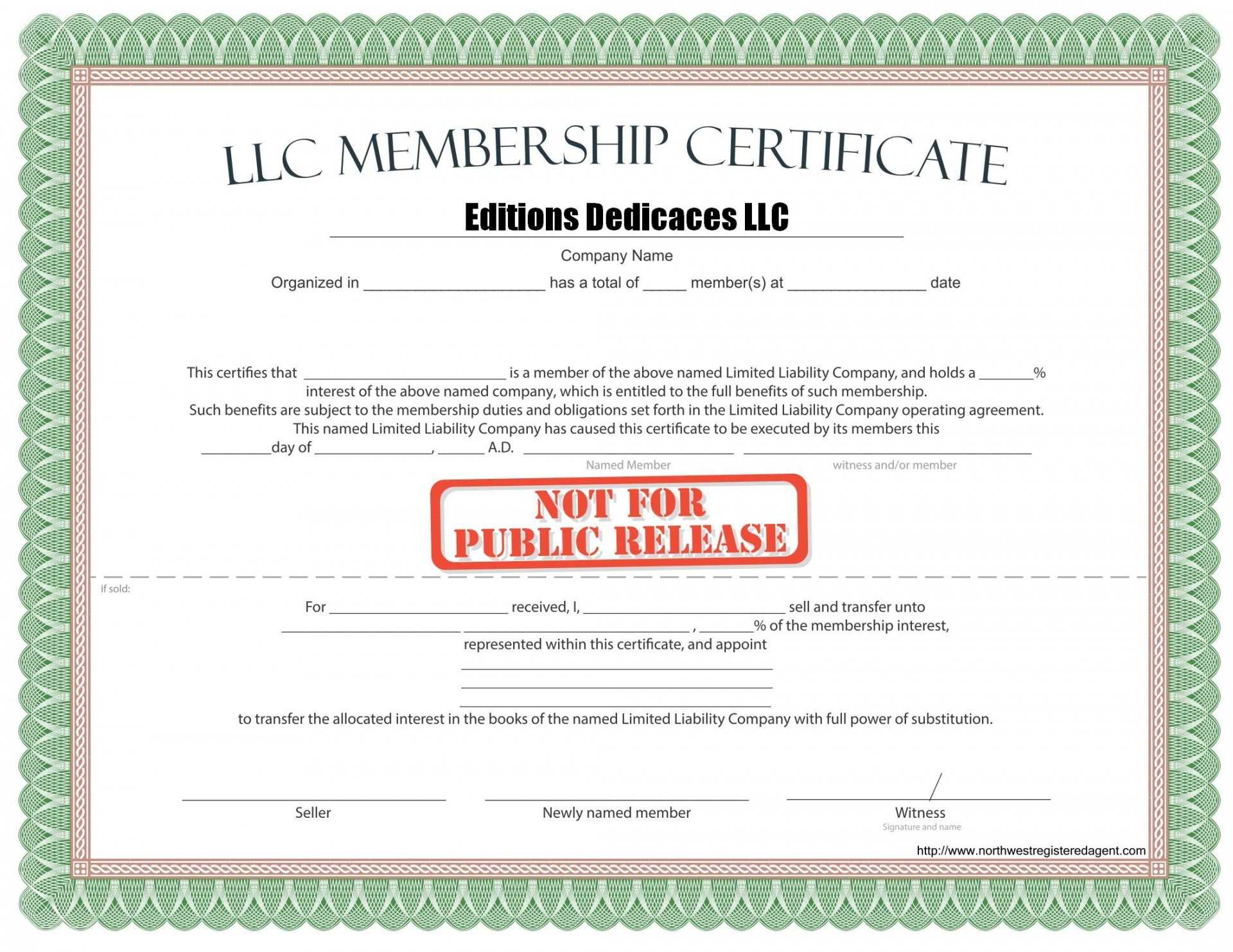 038 Llc Membership Certificate Template Best Solutions For Inside Llc Membership Certificate Template Word