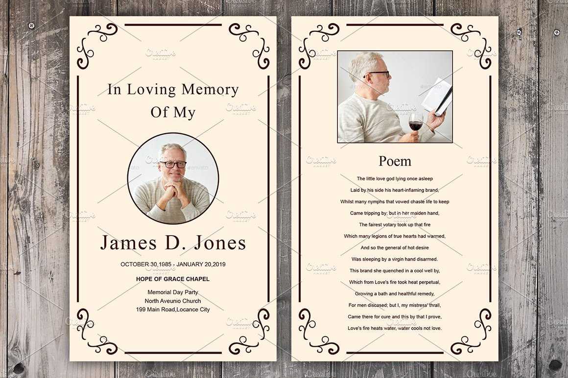 040 Free Funeral Program Template Indesign Ideas Memorial For Remembrance Cards Template Free