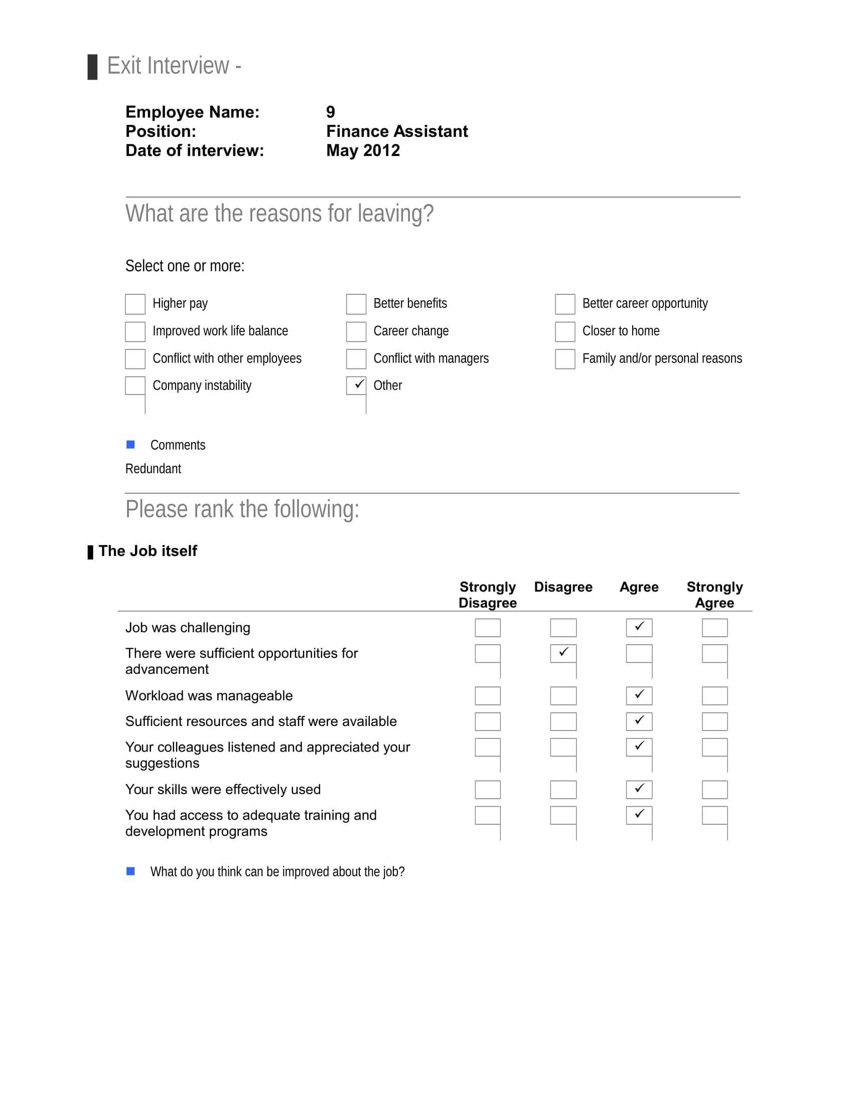 042 Employee Satisfaction Survey Template Word Exit Within Employee Satisfaction Survey Template Word