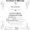 043 Template Ideas Certificate Of Marriage Blank 410781 With Regard To Blank Marriage Certificate Template