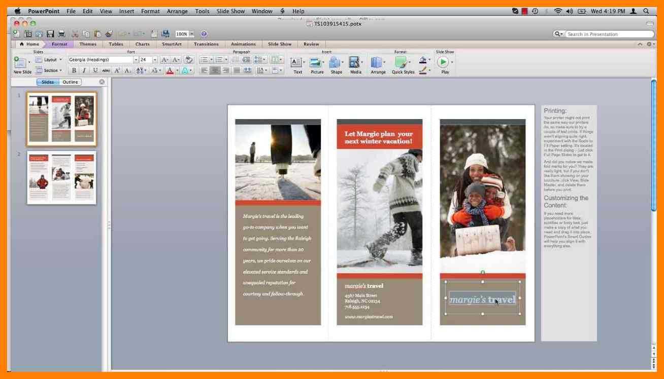 10+ Free Online Brochure Templates Microsoft Word | St For Microsoft Word Brochure Template Free