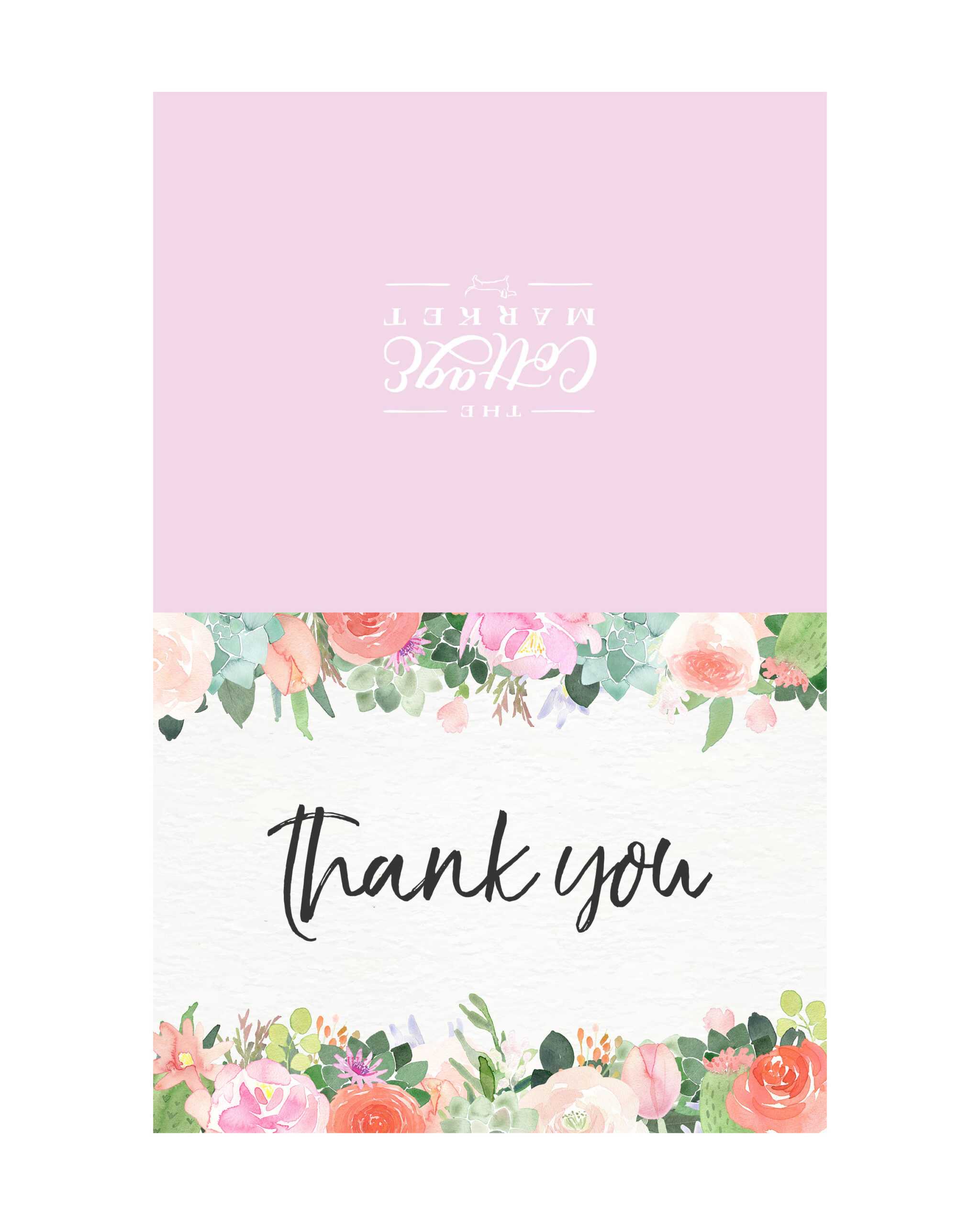 10 Free Printable Thank You Cards You Can't Miss – The For Free Printable Thank You Card Template