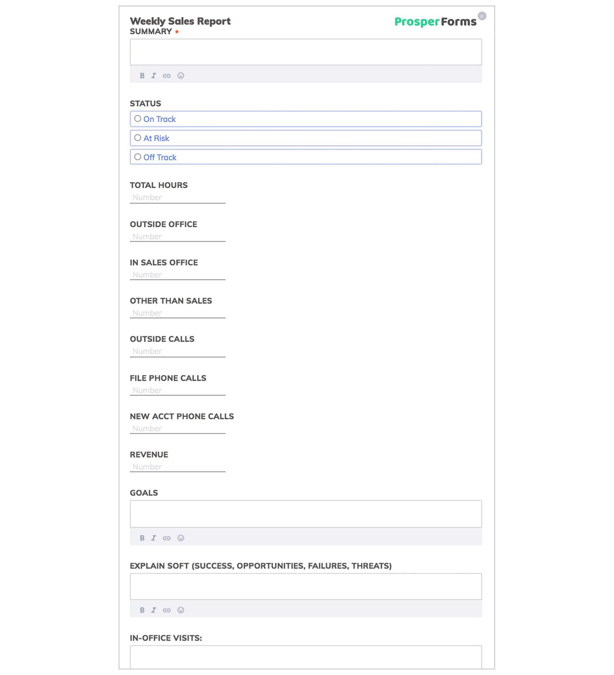 10 Outstanding Templates Of Weekly Reports | Free Download Pertaining To Customer Visit Report Template Free Download