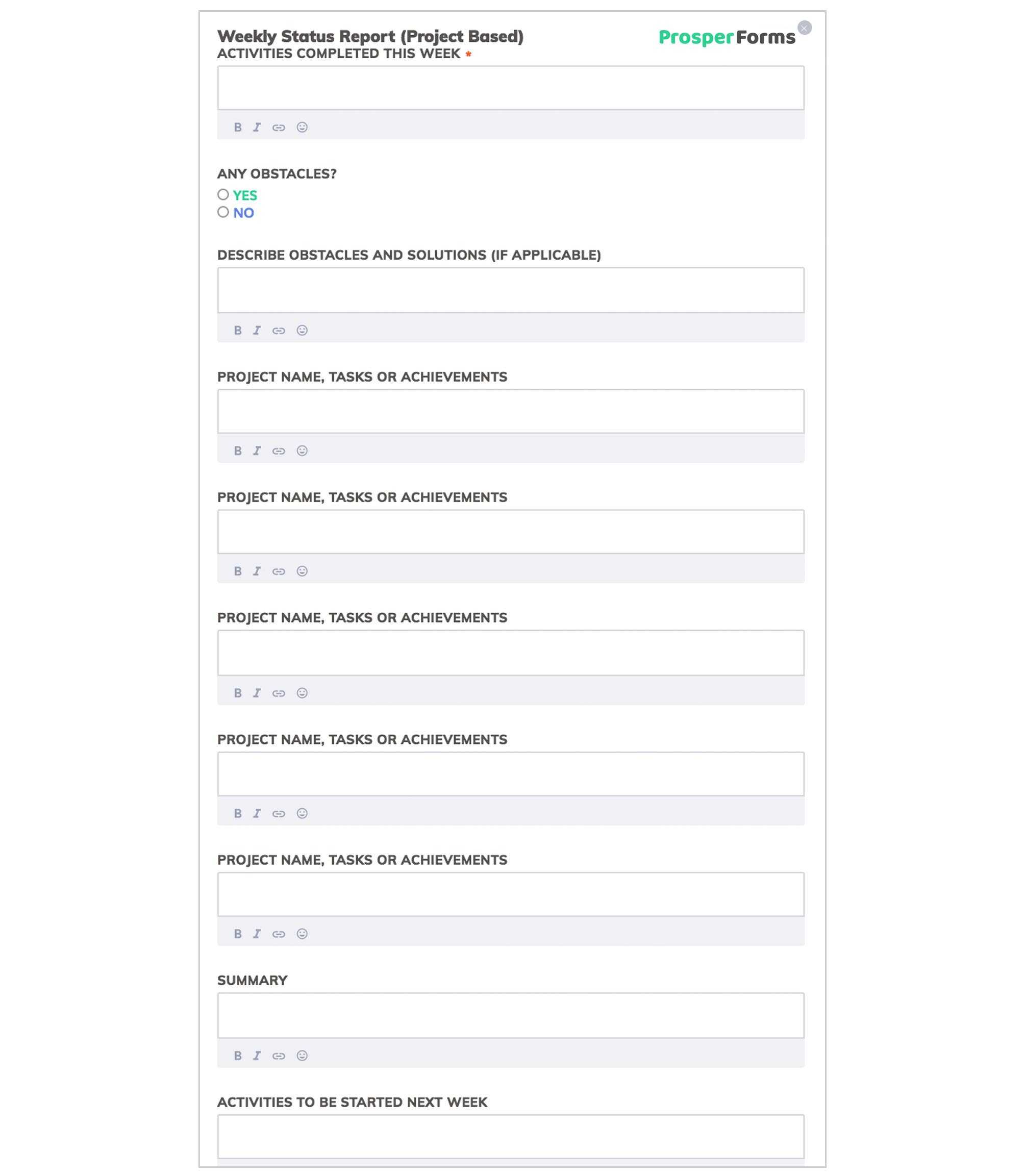 10 Outstanding Templates Of Weekly Reports | Free Download With Regard To School Report Template Free