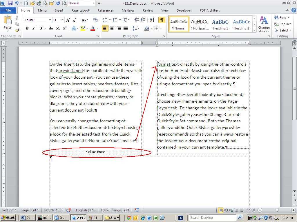 10 Tips For Working With Word Columns – Techrepublic Pertaining To 3 Column Word Template