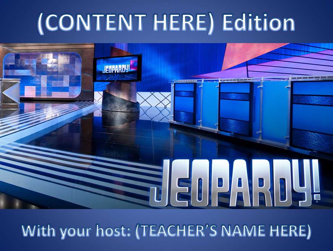 11 Best Free Jeopardy Templates For The Classroom In Jeopardy Powerpoint Template With Score
