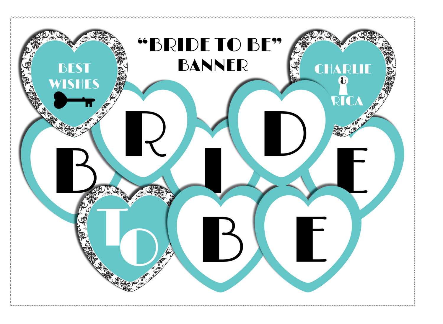 11 Best Photos Of Bride To Be Banner Template - Diy Bridal For Bridal Shower Banner Template