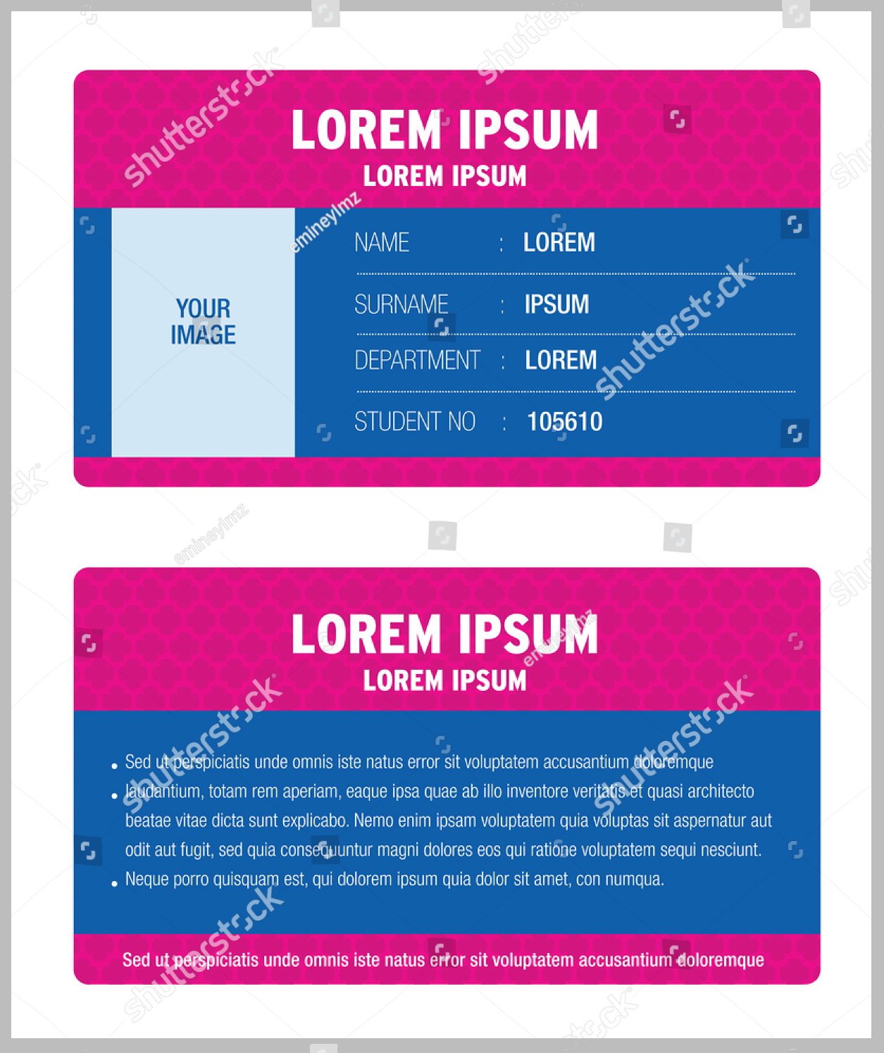 11+ Iconic Student Card Templates – Ai, Psd, Word | Free For Isic Card Template