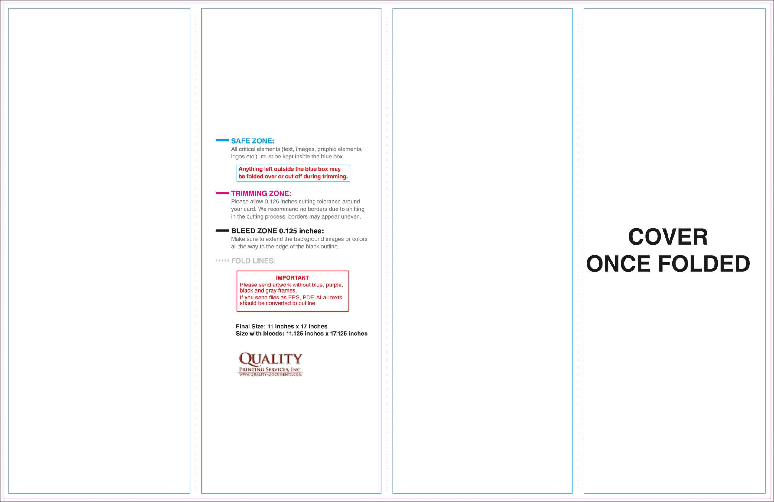 11X17 Brochure Templates Intended For 11X17 Brochure Template