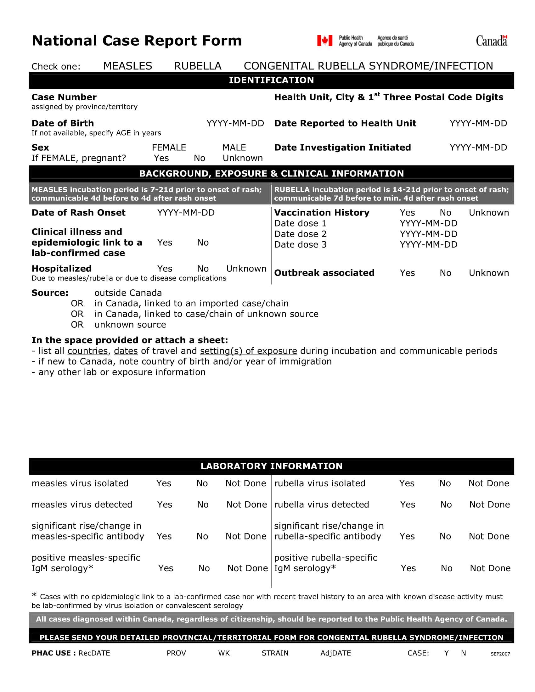 12+ Case Report Form Samples – Pdf, Doc For Case Report Form Template Clinical Trials