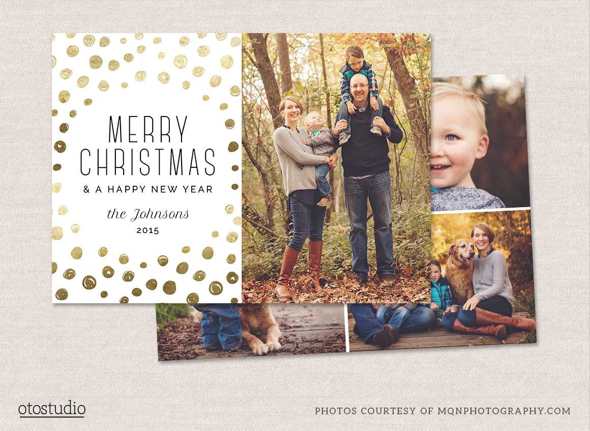 12 Christmas Card Photoshop Templates To Get You Up And Intended For Christmas Photo Card Templates Photoshop