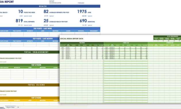 12 Free Social Media Templates | Smartsheet pertaining to Social Media Marketing Report Template