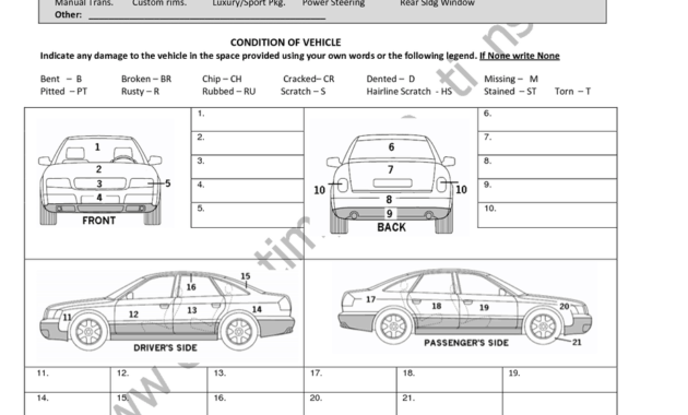 12+ Vehicle Condition Report Templates - Word Excel Samples pertaining to Truck Condition Report Template