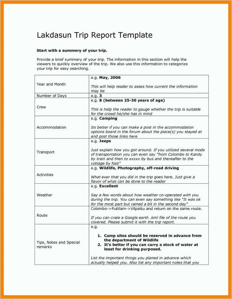 13 + Business Trip Report Examples - Pdf, Word, Apple Pages Within Sales Trip Report Template Word