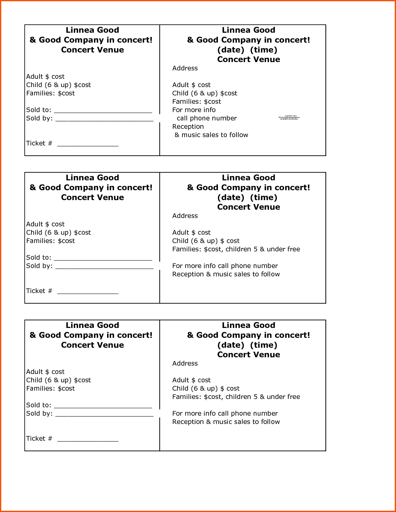 13+ Free Ticket Templates | Survey Template Words Inside Event Survey Template Word