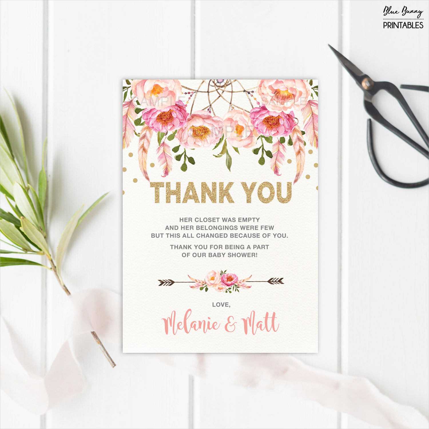 14 Baby Shower Thank You Card Examples Editable Psd Ai Regarding Template For Baby Shower Thank You Cards