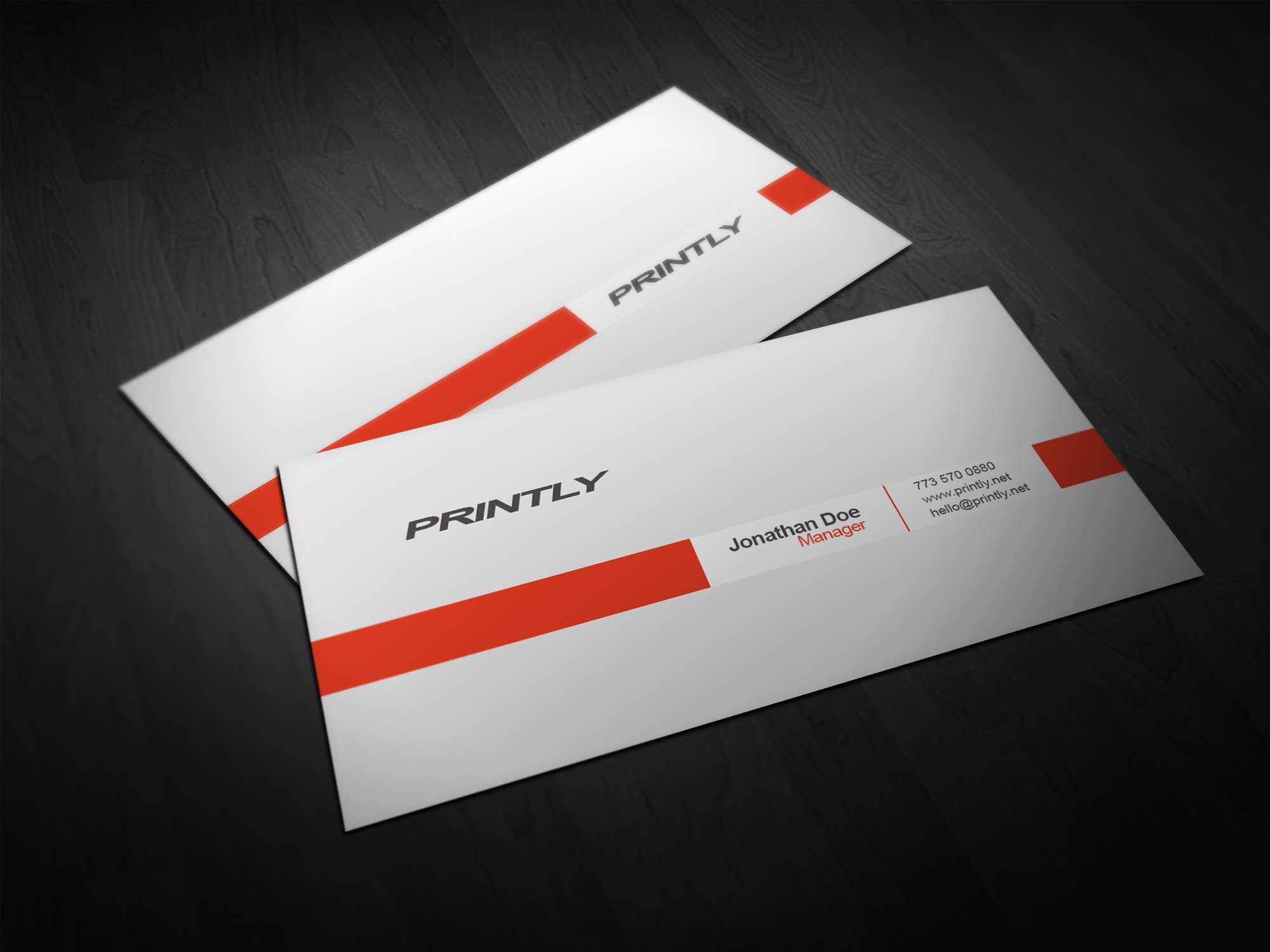 14 Free Business Card Psd Template Images – Free Business In Free Template Business Cards To Print
