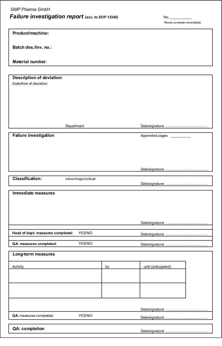 15 Images Of Deviation Report Template | Gieday Intended For Deviation Report Template