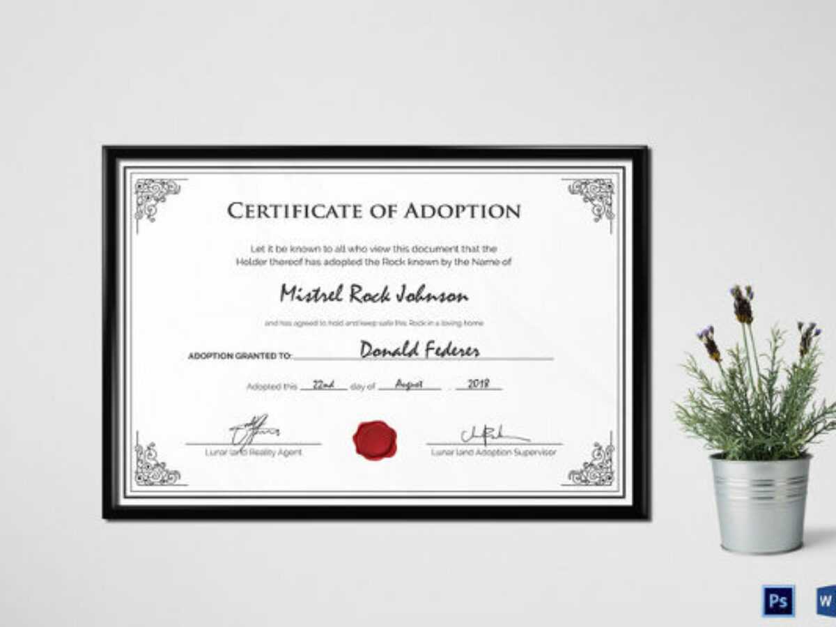 16+ Birth Certificate Templates | Smartcolorlib Regarding Blank Adoption Certificate Template