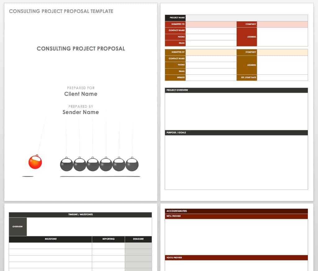 17 Free Project Proposal Templates + Tips | Smartsheet Regarding Software Project Proposal Template Word
