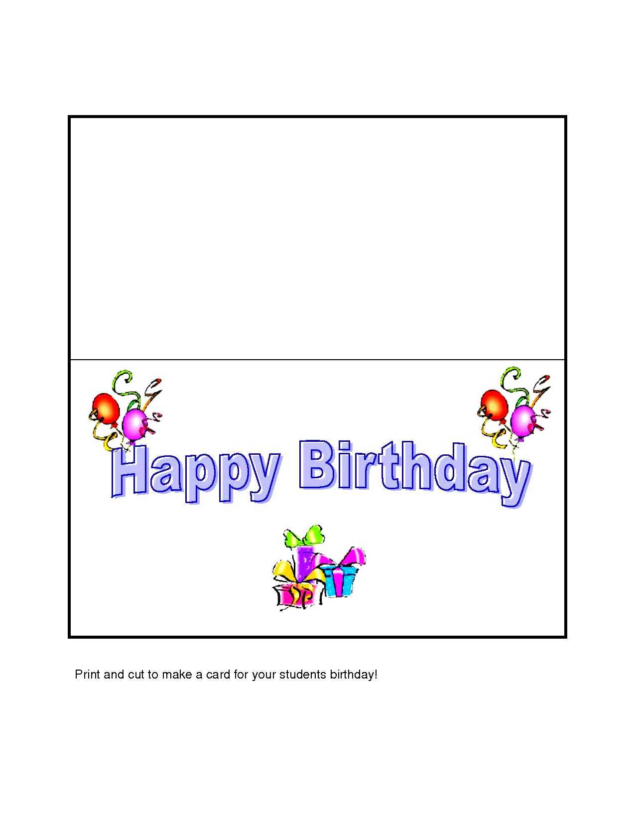 17 Images Of Birthday Party Card Template | Splinket With Microsoft Word Birthday Card Template