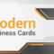 19+ Modern Business Card Templates – Psd, Ai, Word, | Free For Word Template For Business Cards Free