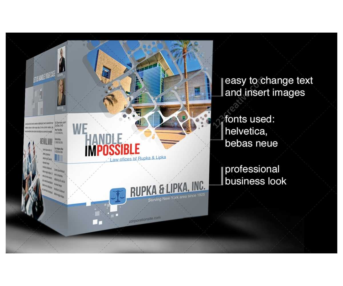 2 Pages Corporate Brochure Template For Construction Throughout Engineering Brochure Templates