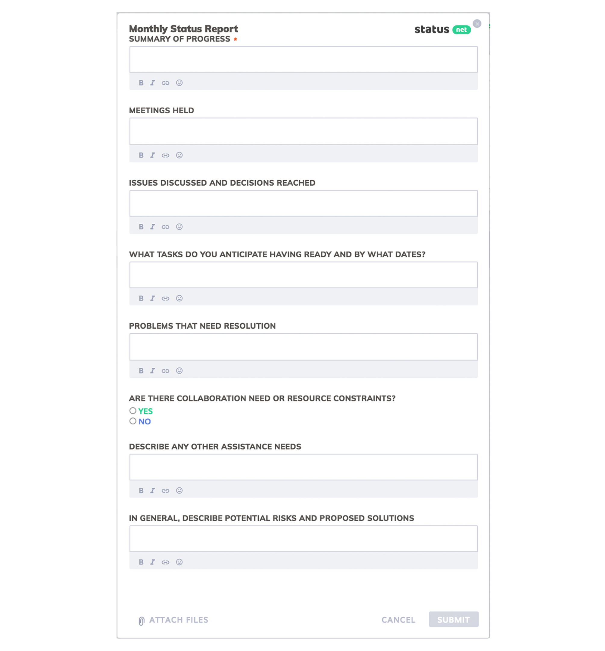 2 Really Simple Department Status Report Templates | Free Pertaining To Ir Report Template