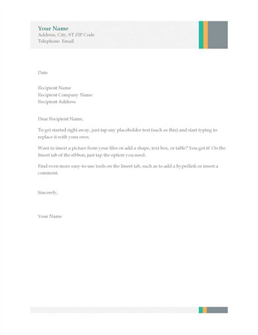 20 Best Free Microsoft Word Corporate Letterhead Templates With Regard To Free Letterhead Templates For Microsoft Word