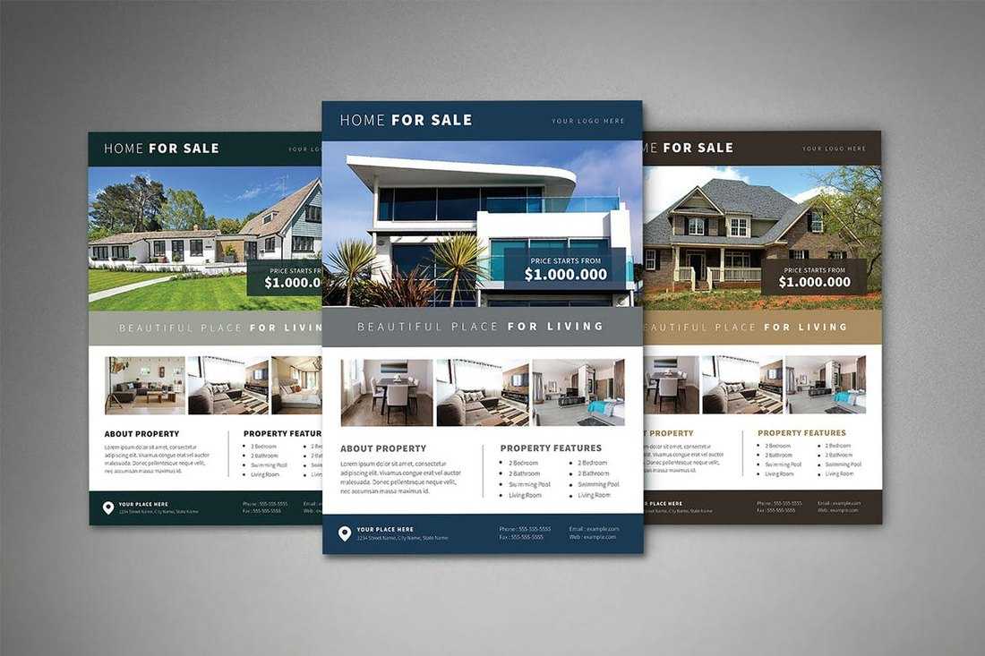 20+ Best Real Estate Flyer Templates 2020 – Creative Touchs With Regard To Real Estate Brochure Templates Psd Free Download