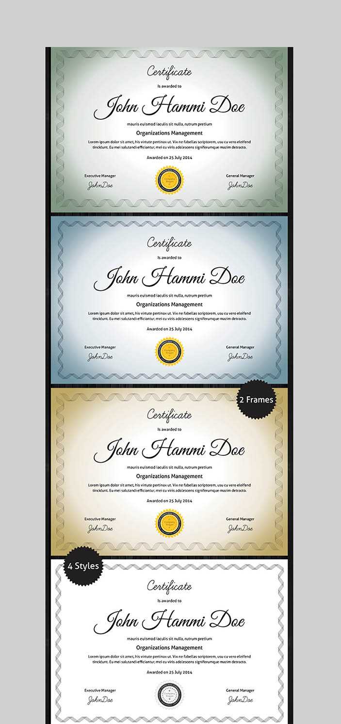 20 Best Word Certificate Template Designs To Award For Sales Certificate Template