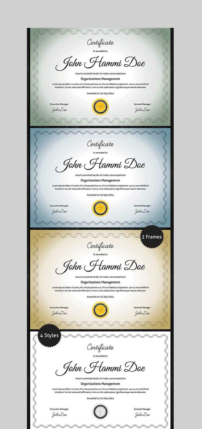 20 Best Word Certificate Template Designs To Award Regarding Professional Certificate Templates For Word