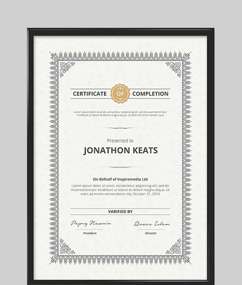 20 Best Word Certificate Template Designs To Award Within Professional Certificate Templates For Word