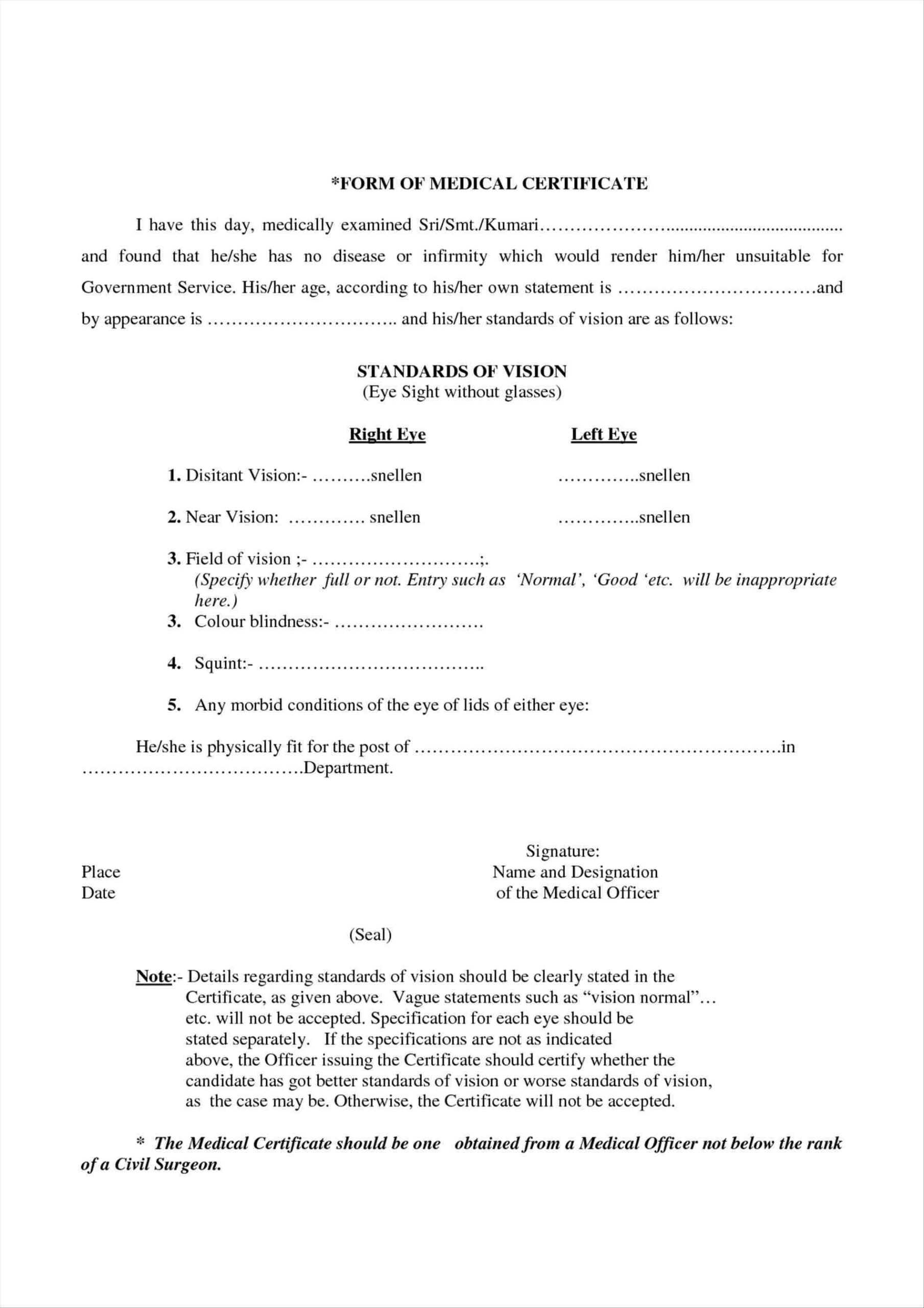 20+ Doctor Certificates Template | Sowtemplate Intended For Free Fake Medical Certificate Template