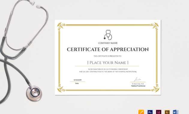 20+ Doctor Certificates Template | Sowtemplate pertaining to Mock Certificate Template