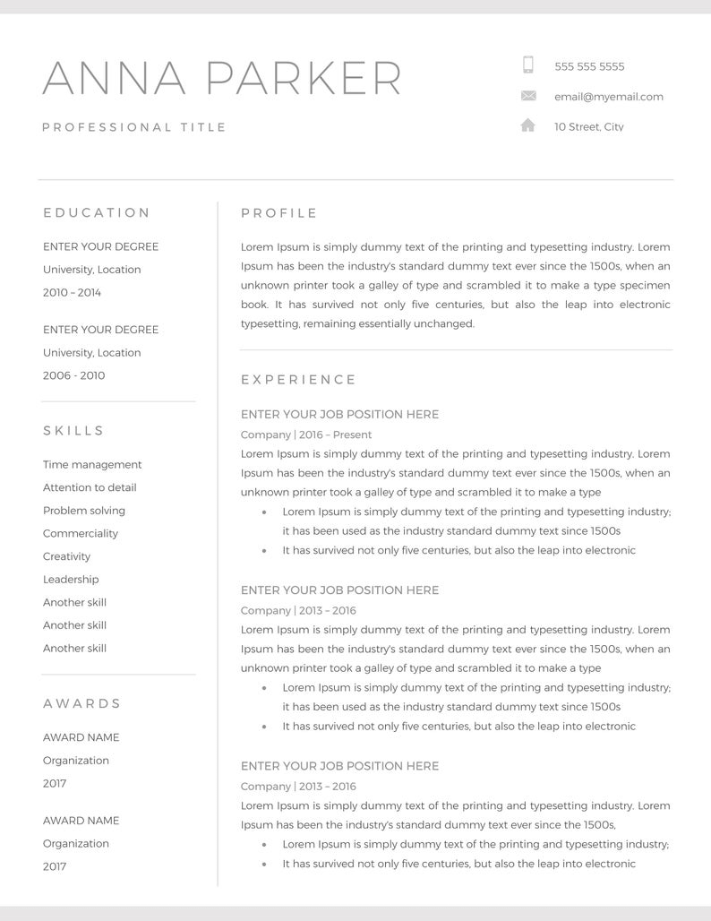 20+ Free And Premium Word Resume Templates [Download] Pertaining To How To Get A Resume Template On Word