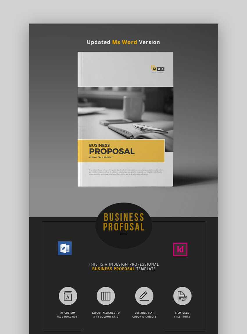 20 Ms Word Business Proposal Templates To Make Deals In 2019 For Free Business Proposal Template Ms Word
